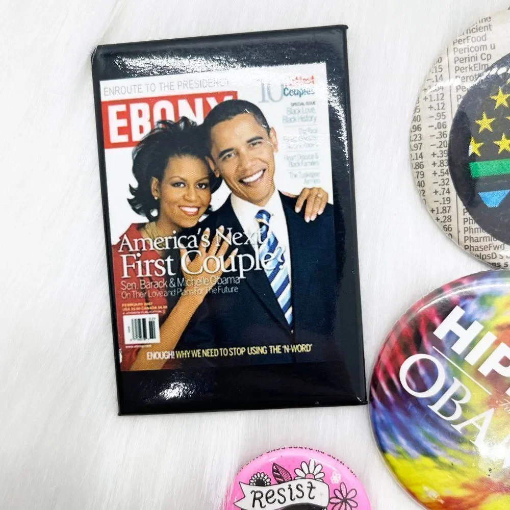 🔮 5/$25‎ Obama & Democrat Pins